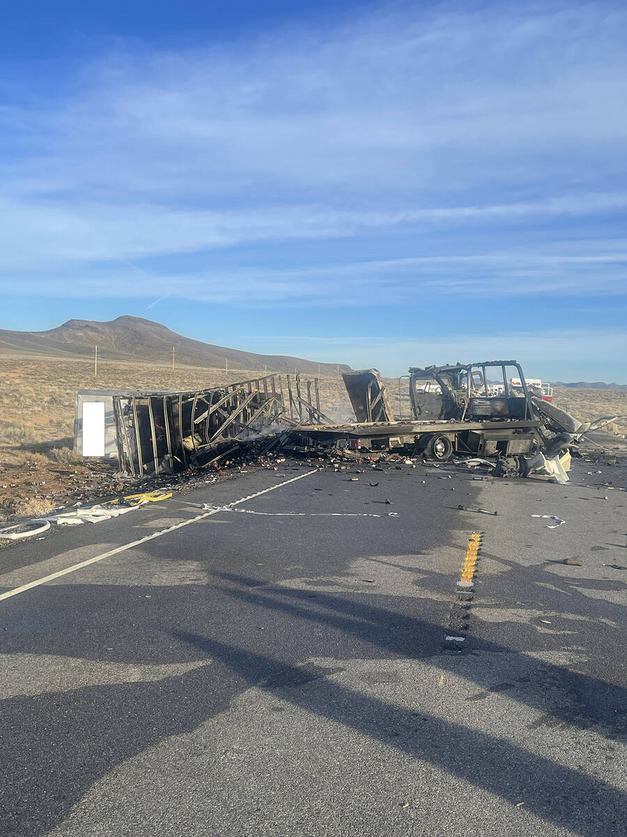 Preliminary investigation shows that the semi attempted to avoid a tow truck traveling in the w ...