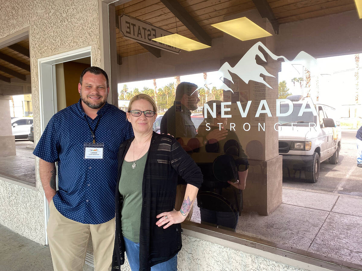Nevada Stronger Case Manager Lonnie Harris and licensed clinician Michelle Cicconi Strom are ju ...