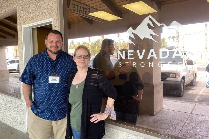 Nevada Stronger Case Manager Lonnie Harris and licensed clinician Michelle Cicconi Strom are ju ...