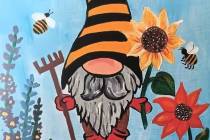 Have a gander at this garden gnome. You'll can paint him on Saturday from 1-4 p.m. at the Pahru ...