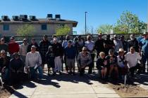 25 pitchers from the Nevada State Horseshoe Pitching Association stepped up to the pits to thro ...