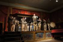 America’s oldest high school band, the Christian Brothers Band of Memphis, Tennessee, perform ...