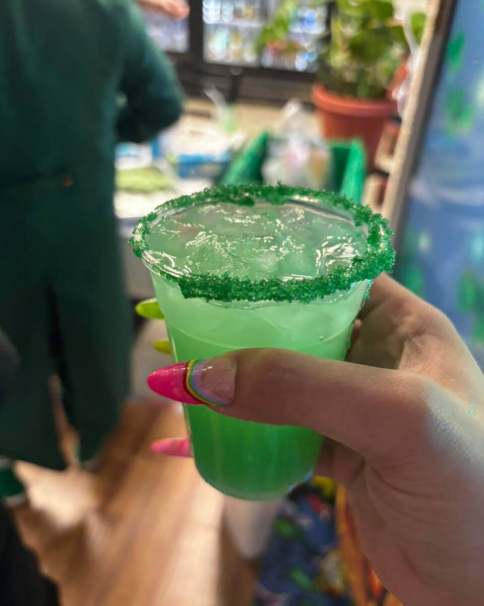 The 2026 Shamrock Walk featured all kinds of tempting beverages for attendees to sample. (Tonop ...