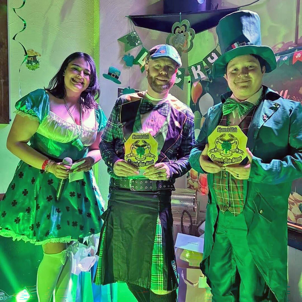 Tonopah Main Street hosted its annual Shamrock Walk this past Saturday, March 14, giving reside ...