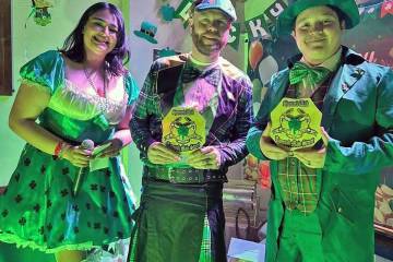 Tonopah Main Street hosted its annual Shamrock Walk this past Saturday, March 14, giving reside ...