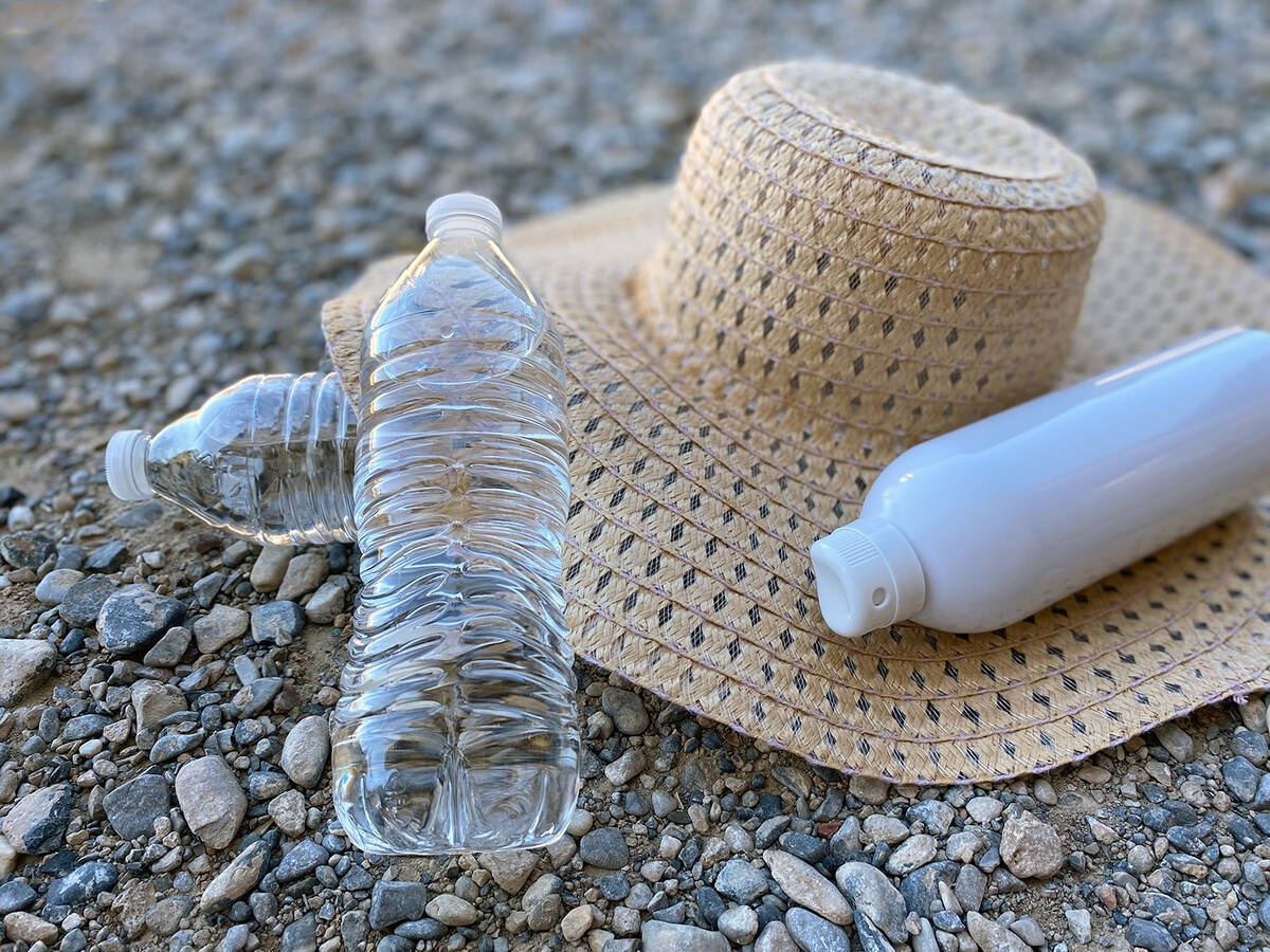 Before heading outdoors for any activity in the heat, officials advise people to put on sunscre ...