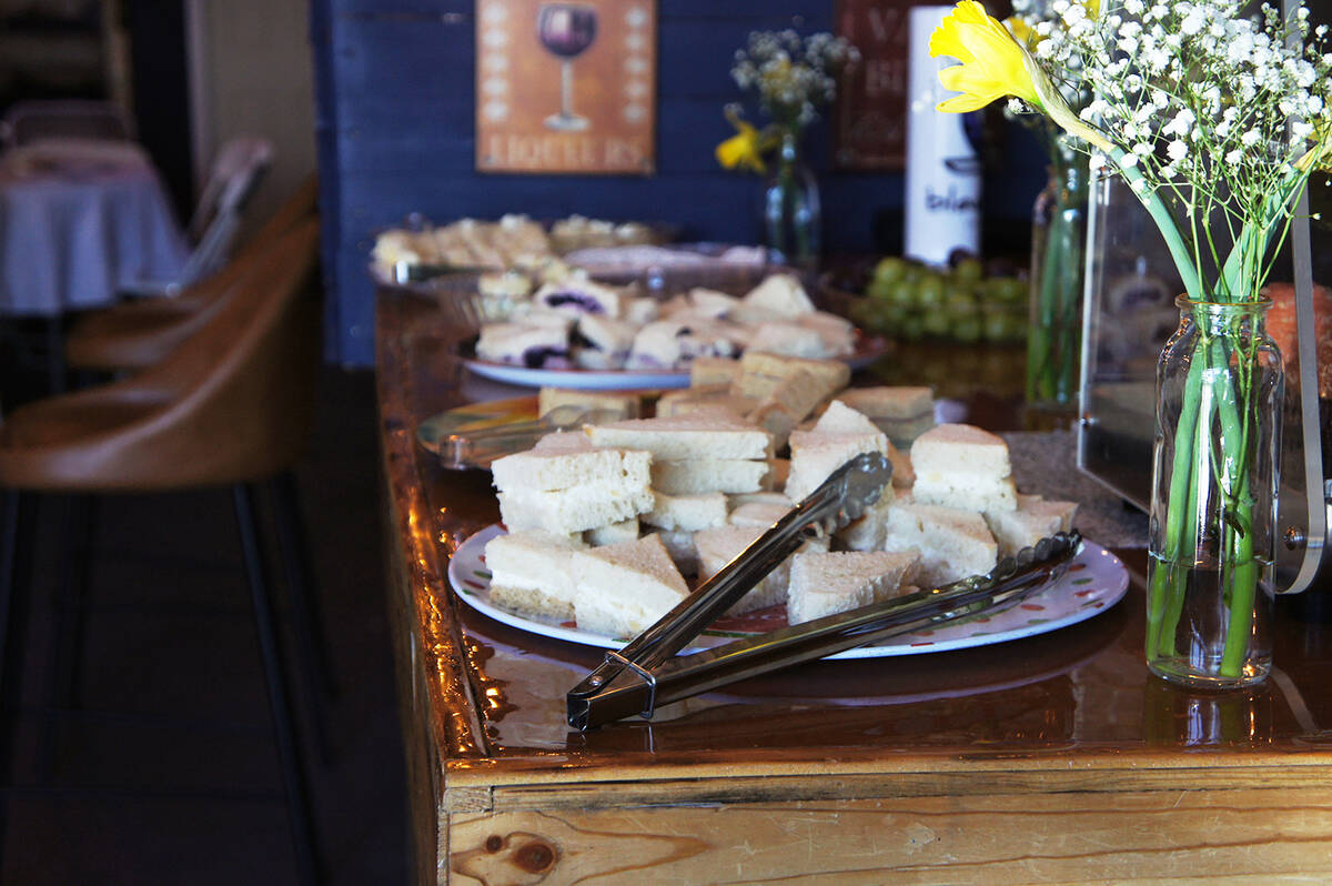 The Nye County Democratic Party’s Teddy Bear Tea featured sandwiches, cookies and other treat ...