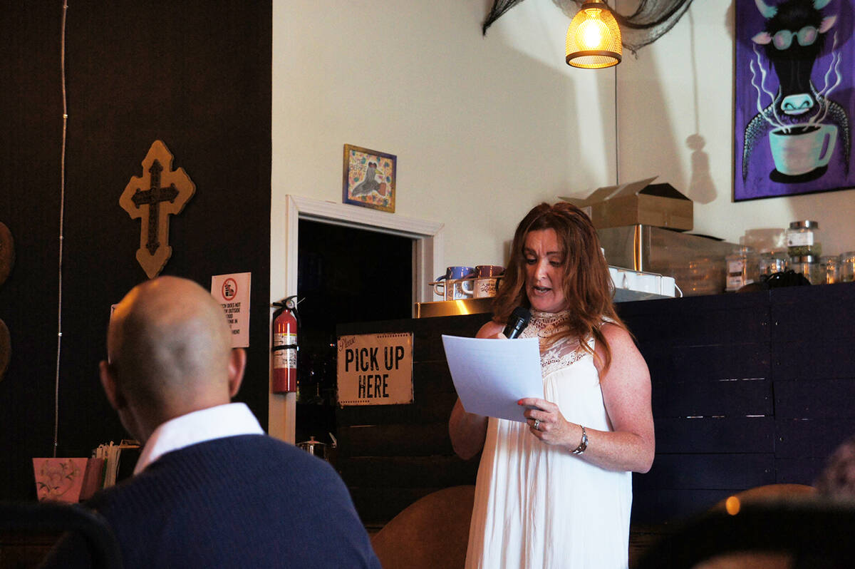 Vanessa Fernandez of Southwestern Wilds, alongside Vickey Balint, were the event’s featured s ...