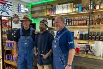 Pahrump's Liquor and Tobacco Express was absolutely packed with people on Friday, March 6 as Mo ...