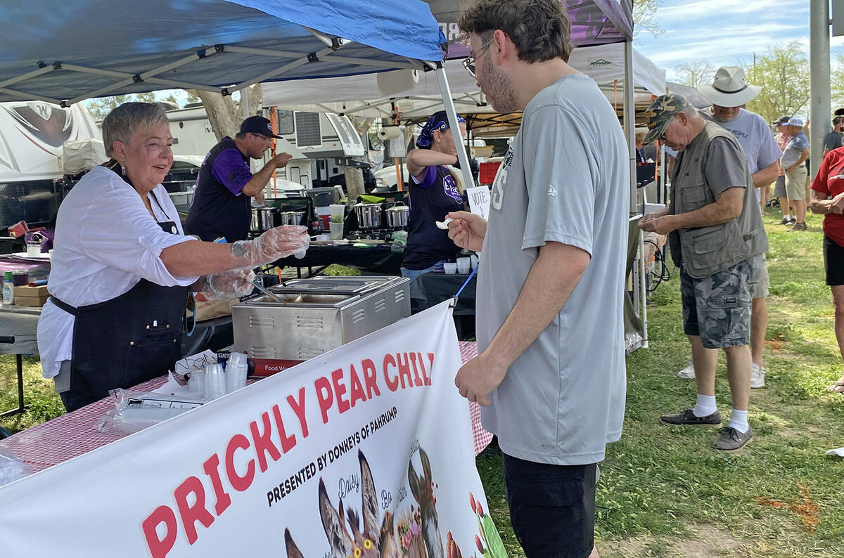 The Pahrump Chili Cook-Off saw more than 8,000 chili tastings consumed over the course of its t ...