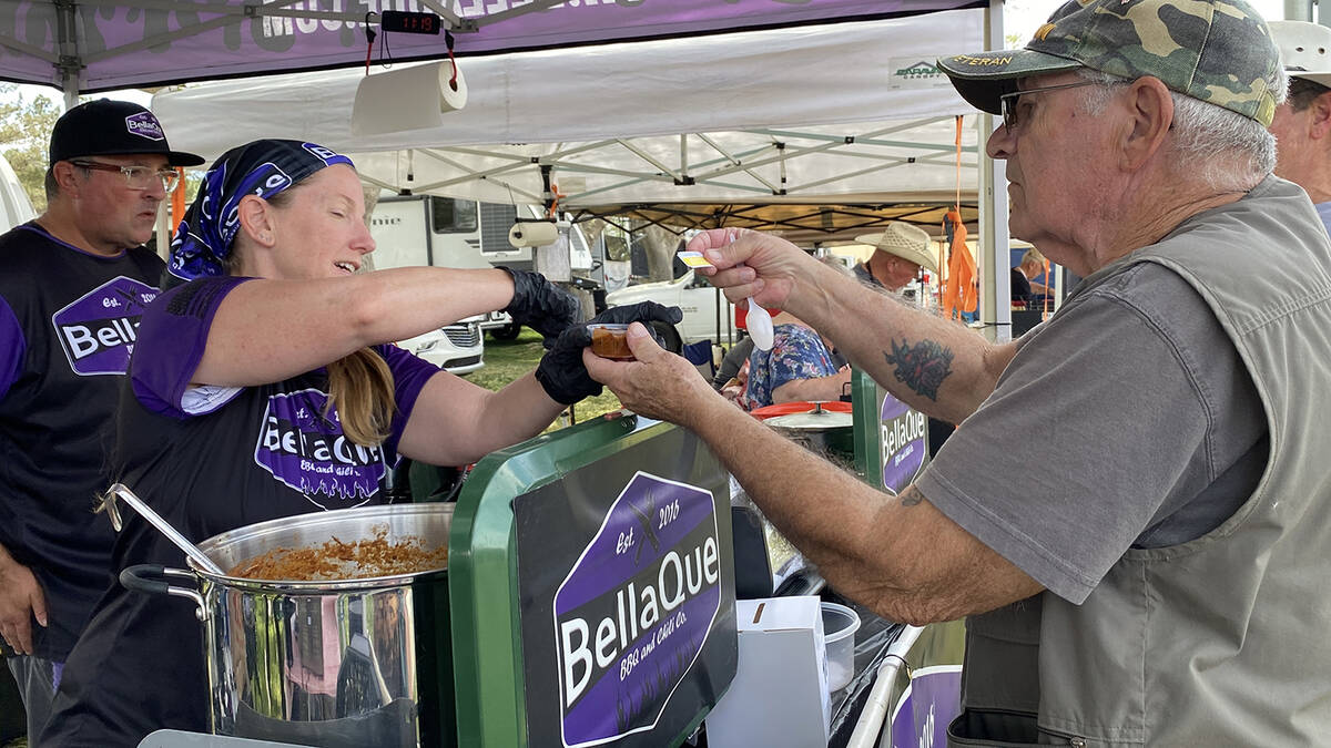The 13th Annual Pahrump Chili Cook-Off took place this past weekend at Petrack Park, where atte ...