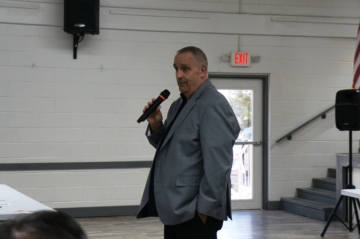 Incumbent Nye County District Attorney Brian Kunzi was the Nye County Republican Club’s featu ...