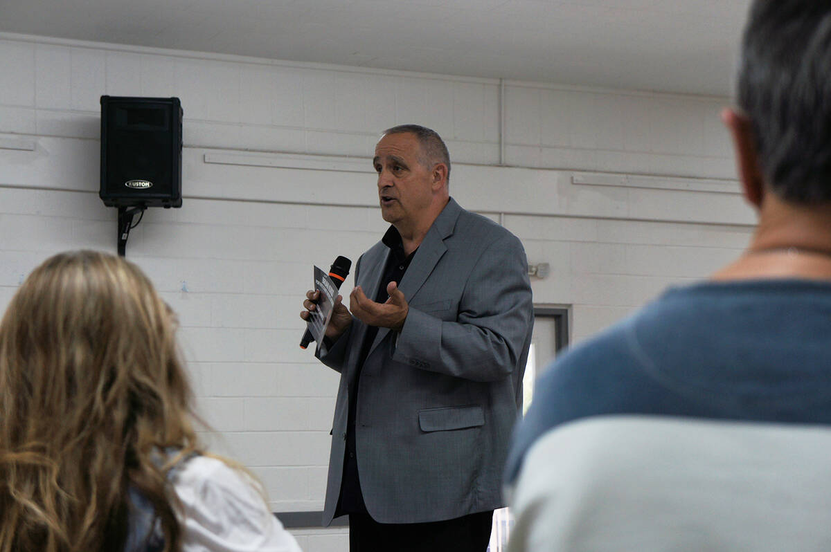 During the Nye County Republican Club’s luncheon on March 25, incumbent Nye County District A ...