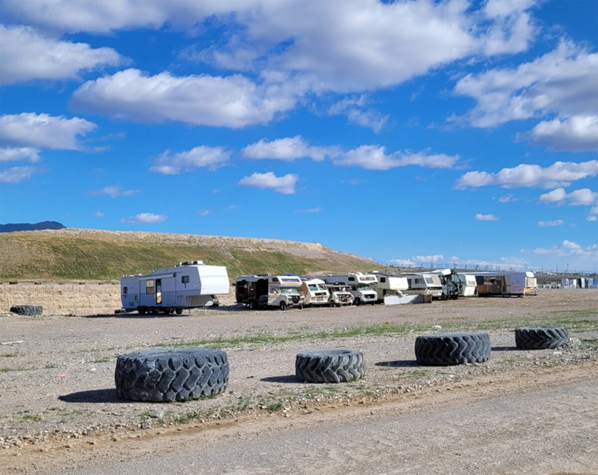 Nye County is considering how to handle the disposal of junk motorhomes removed by officials fr ...