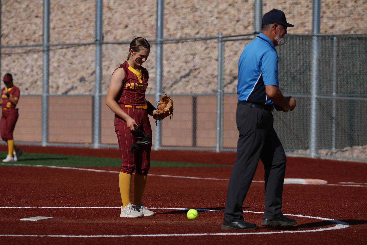 Lady Trojans freshman starting pitcher Jaycie Hayes currently leads Nevada in innings pitched t ...