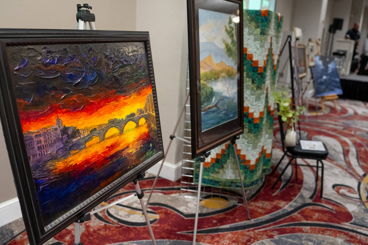 Dozens of works of art were on display at the 4th Annual Art for Recovery, allowing attendees t ...