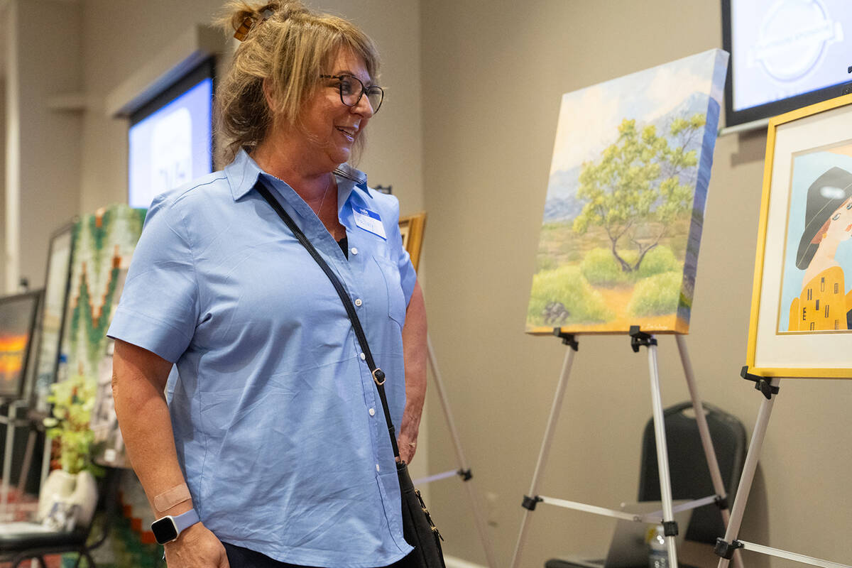 Living Free Health and Fitness founder and CEO Shelley Poerio was enjoying the atmosphere at th ...