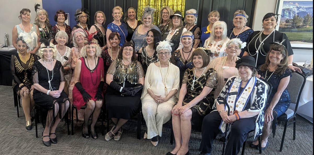 Members of Soroptimist International Pahrump Valley gathered for a special event on March 28, w ...
