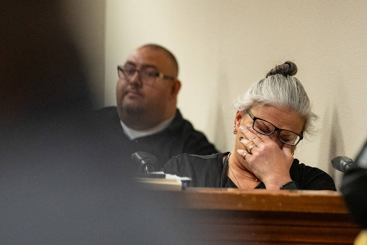 Joey Perry’s mother, Mari Ausiello, at the arraignment hearing for July 5 shooting suspects A ...