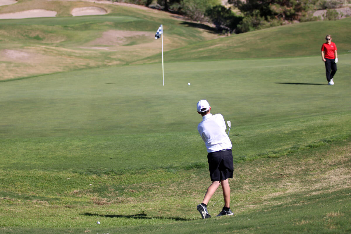 Rosemary Clarke Middle School eighth-grader Zane Bandazian attempts to finish closing out his r ...