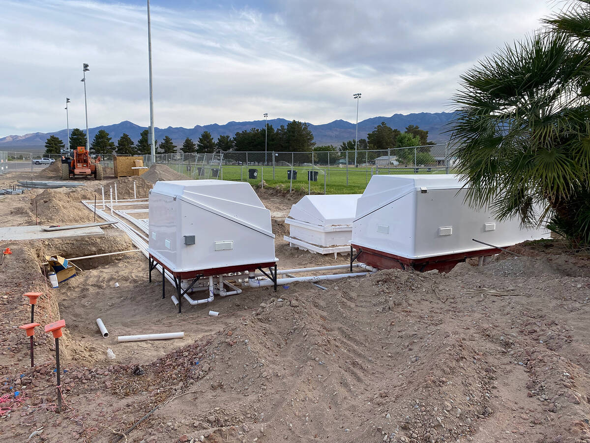 A portion of land at Simkins Park will soon become Pahrump's newest recreational facility. The ...