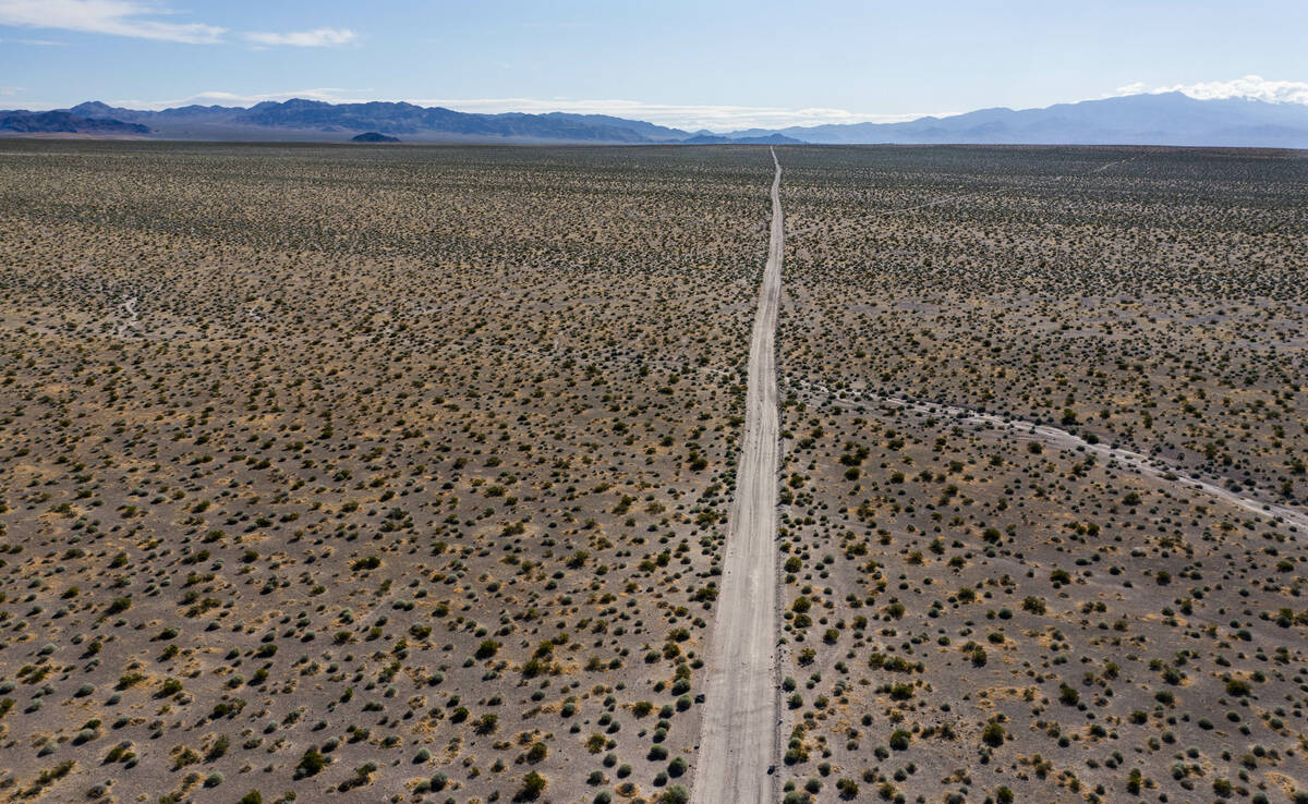 The Rock Valley Wash is seen in Ash Meadows National Wildlife Refuge Wednesday, April 1, 2026, ...