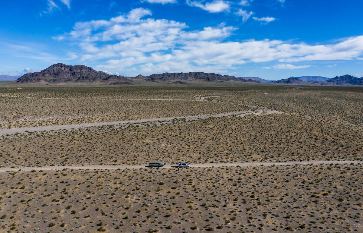 The Rock Valley Wash stretches for miles as proponents seek support in the potential for a Nati ...