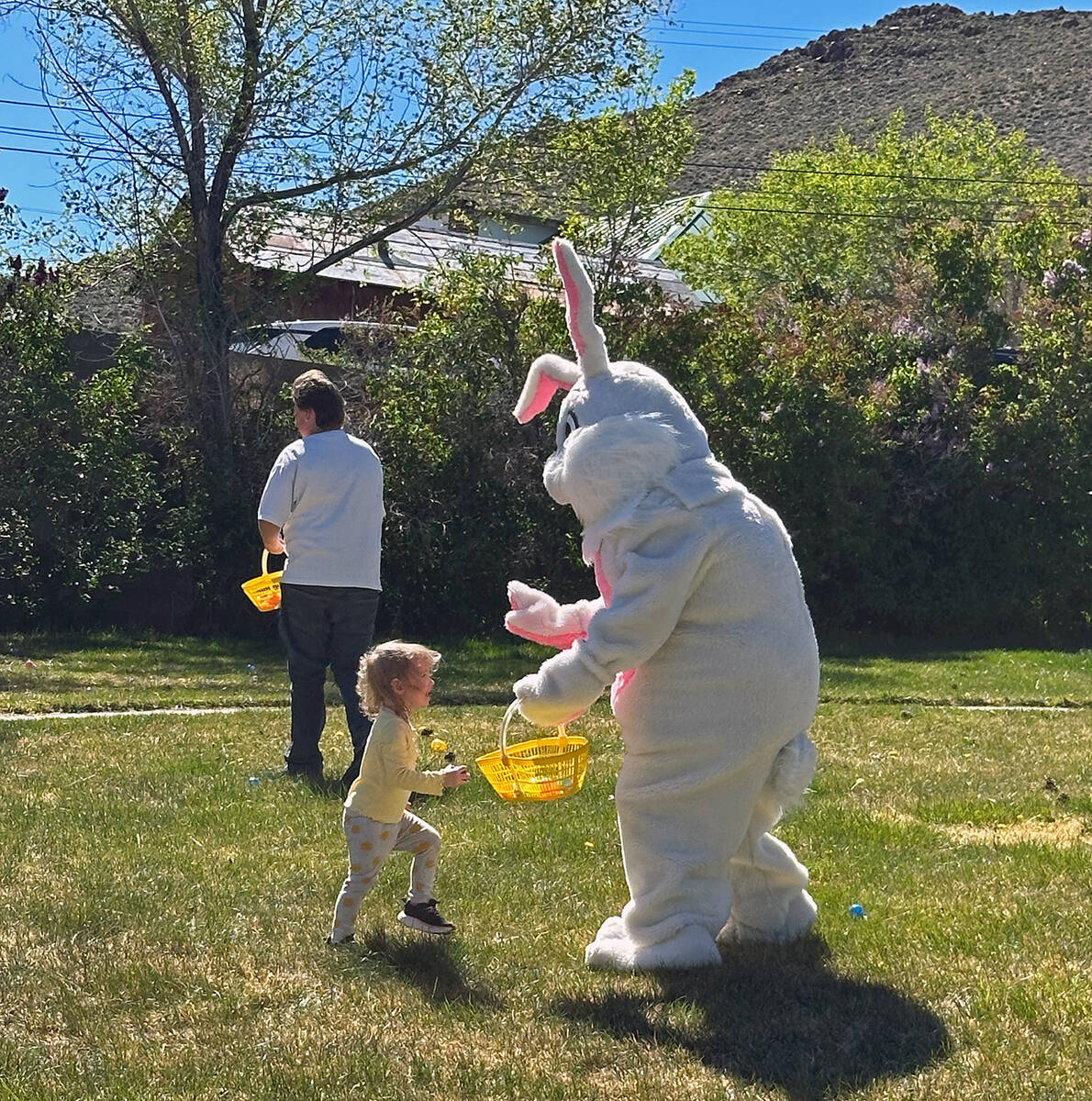 Easter would not be complete without a visit from the Easter Bunny, who hopped on over to the 4 ...
