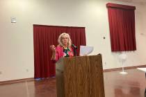 Teresa Sullivan of Beatty says heavy traffic on the two-lane Highway 95 creates outrageous safe ...