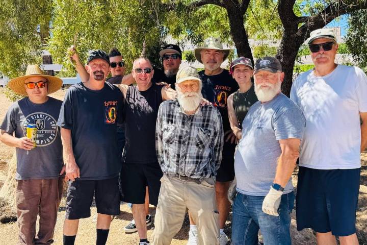 Pitchers from the Shoes $ Brews pitching in the park series gather together to celebrate a succ ...