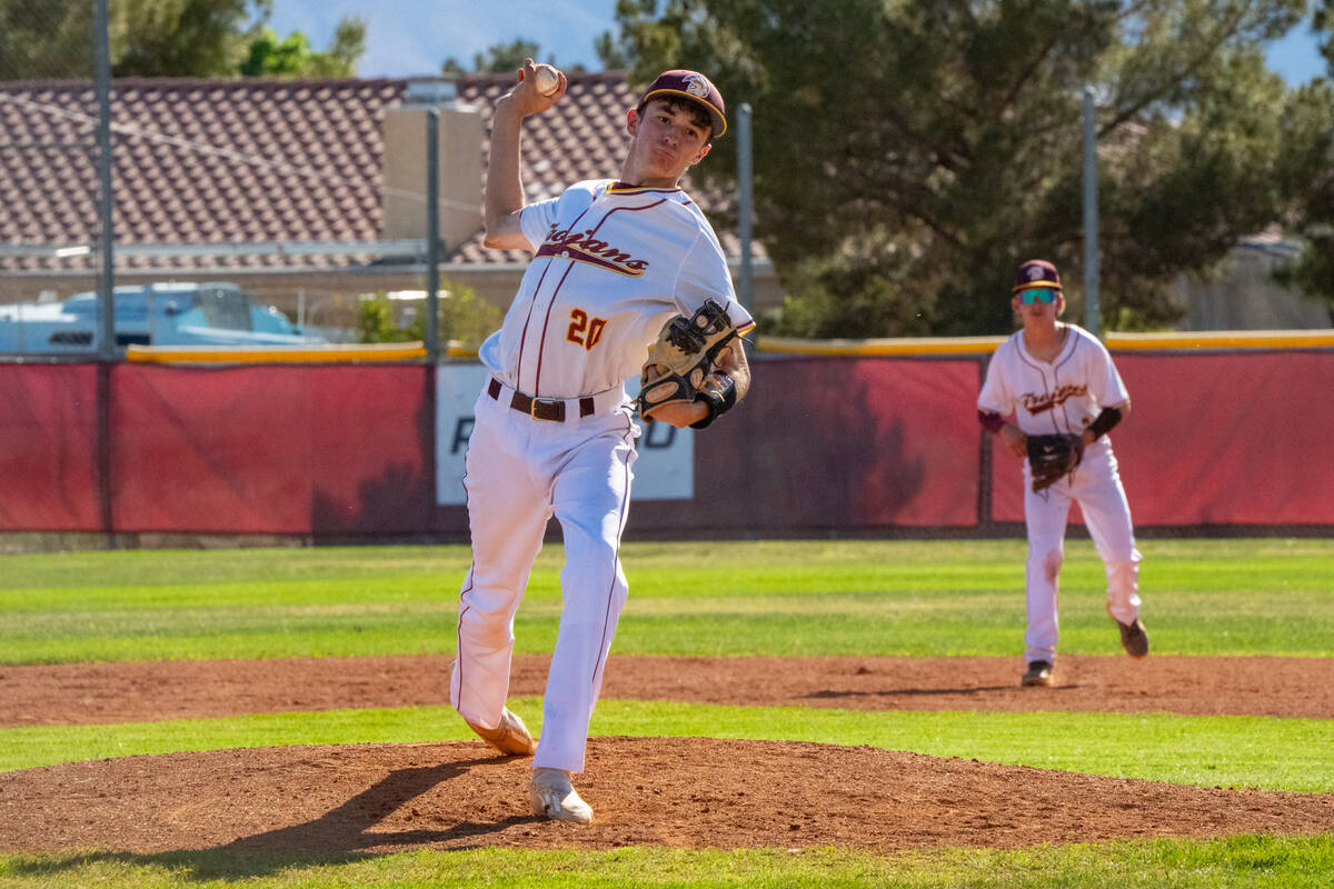Pahrump Valley High School junior Samuel Mendoza tossed six strong innings against The Meadows ...