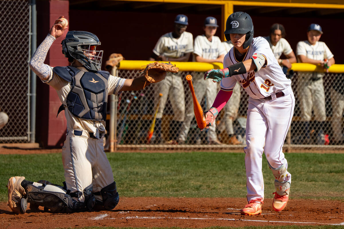 Pahrump Valley High School sophomore Anthony Montanez attempts to draw a walk during one of his ...