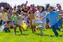 The Mills Family's Easter at Simkins Park took place Sunday, April 5 with hundreds of youngster ...