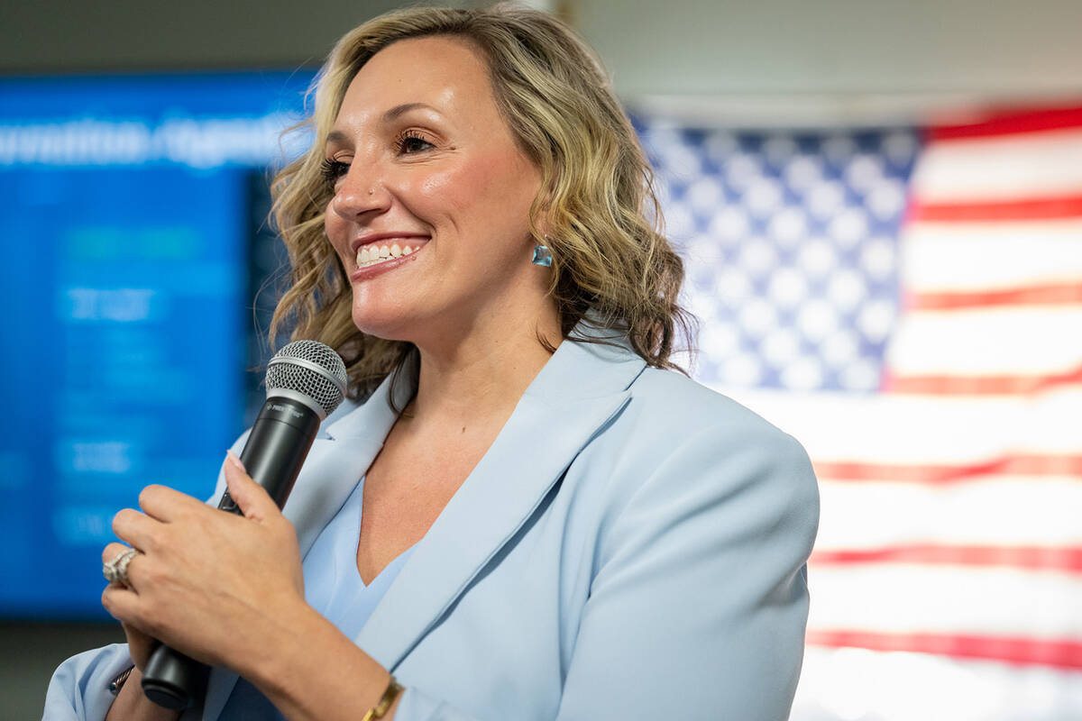 Democratic Nevada State Senate Majority Leader Nicole Cannizzaro discusses her bid for attorney ...