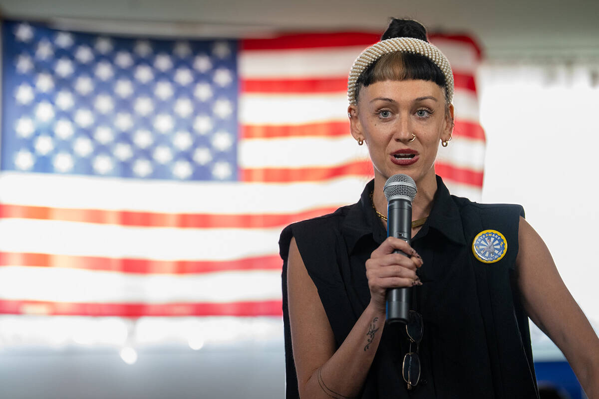 Lieutenant governor candidate Bridget N. Scheiner, also known as BridgieNix, discusses her bid ...