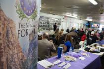 The 2026 Nye County Democratic Convention saw many voters, elected officials and candidates in ...