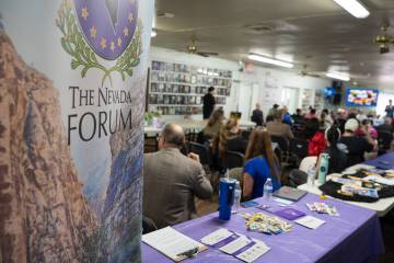 The 2026 Nye County Democratic Convention saw many voters, elected officials and candidates in ...