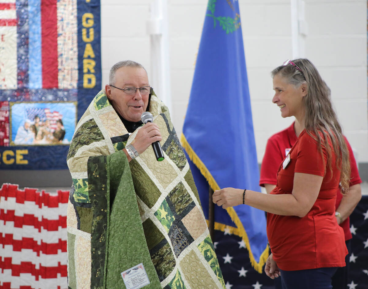 In addition to receiving his Quilt of Valor this April, U.S. Army veteran George Gallinari also ...