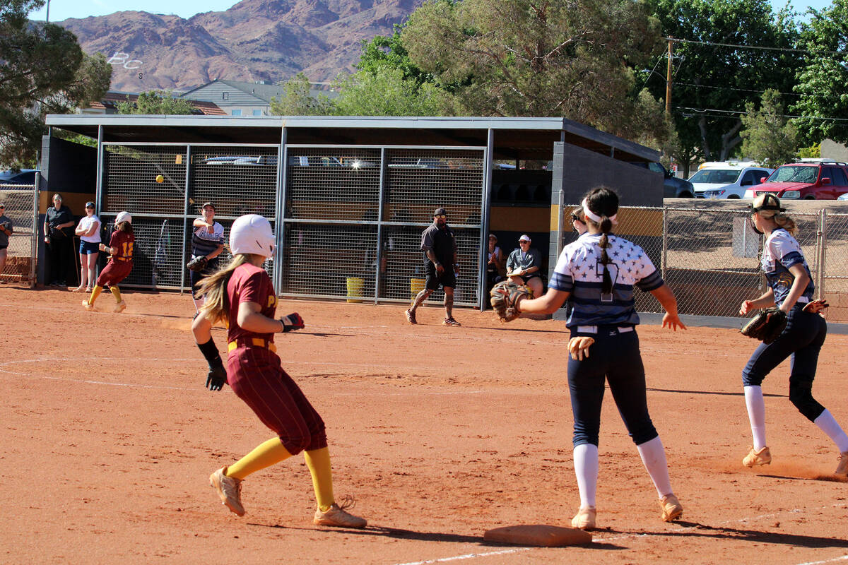 The Trojans threaten in the top of the sixth inning with runners in scoring position during the ...