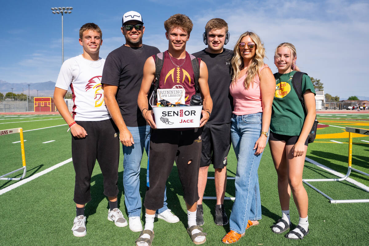 Pahrump Valley High School senior Jace Wulfenstein. (John Clausen/Pahrump Valley Times)
