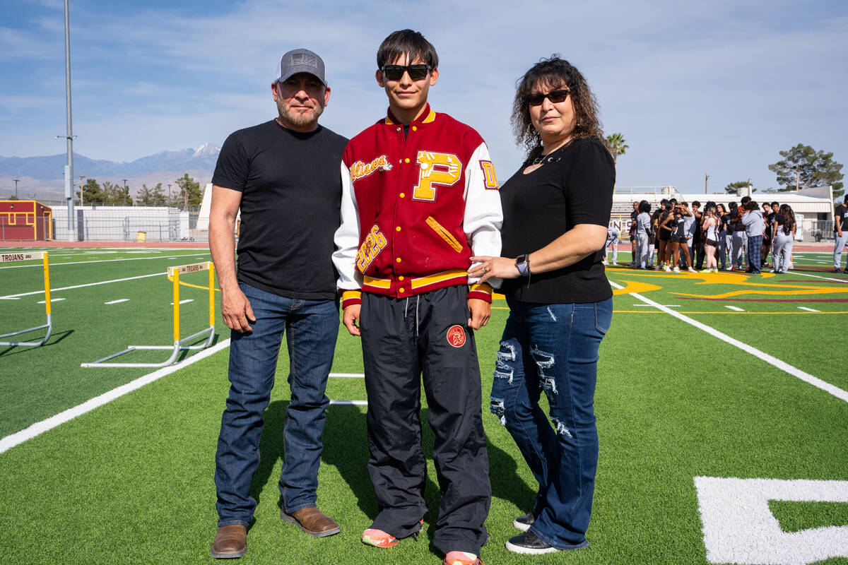 Pahrump Valley High School senior Ulisses Alvarez. (John Clausen/Pahrump Valley Times)