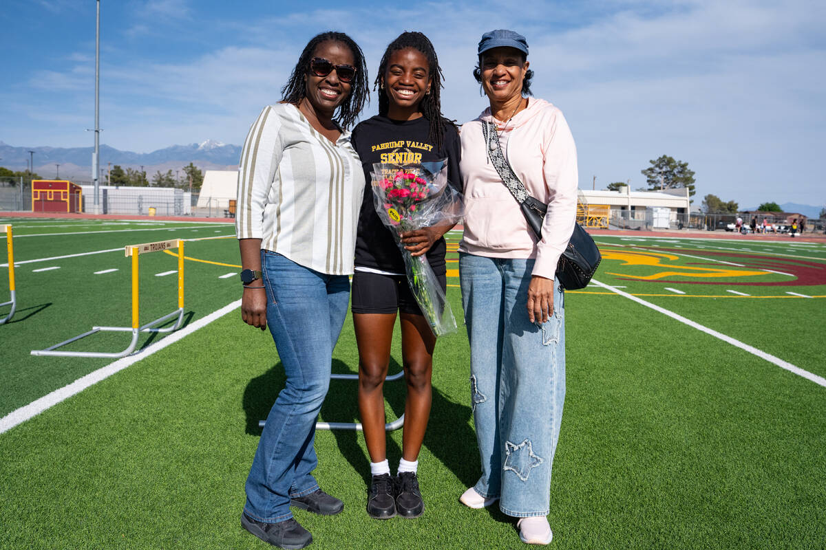 Pahrump Valley High School senior Diona Nixon. (John Clausen/Pahrump Valley Times)