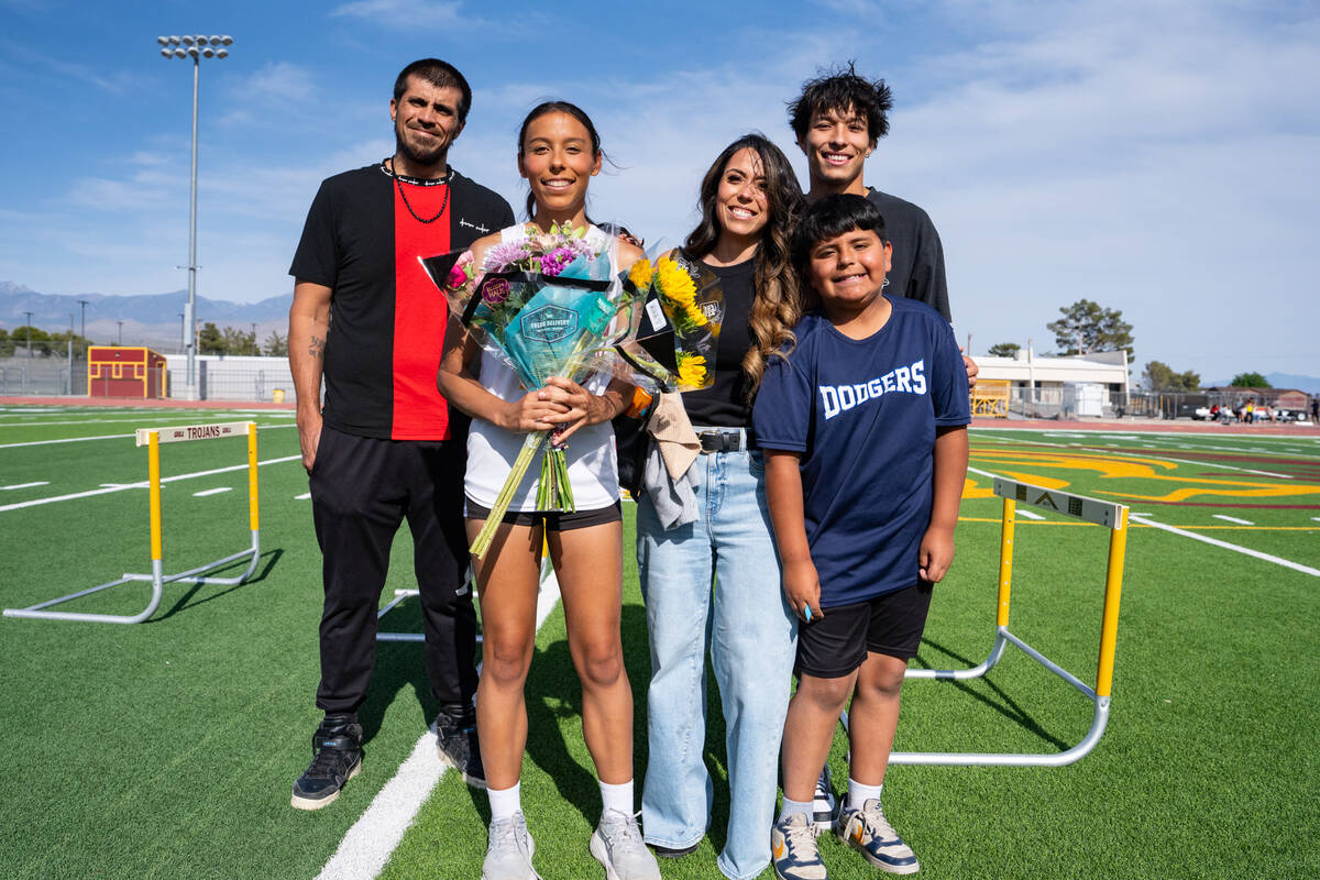 Pahrump Valley High School senior Julianna Ondrisko. (John Clausen/Pahrump Valley Times)