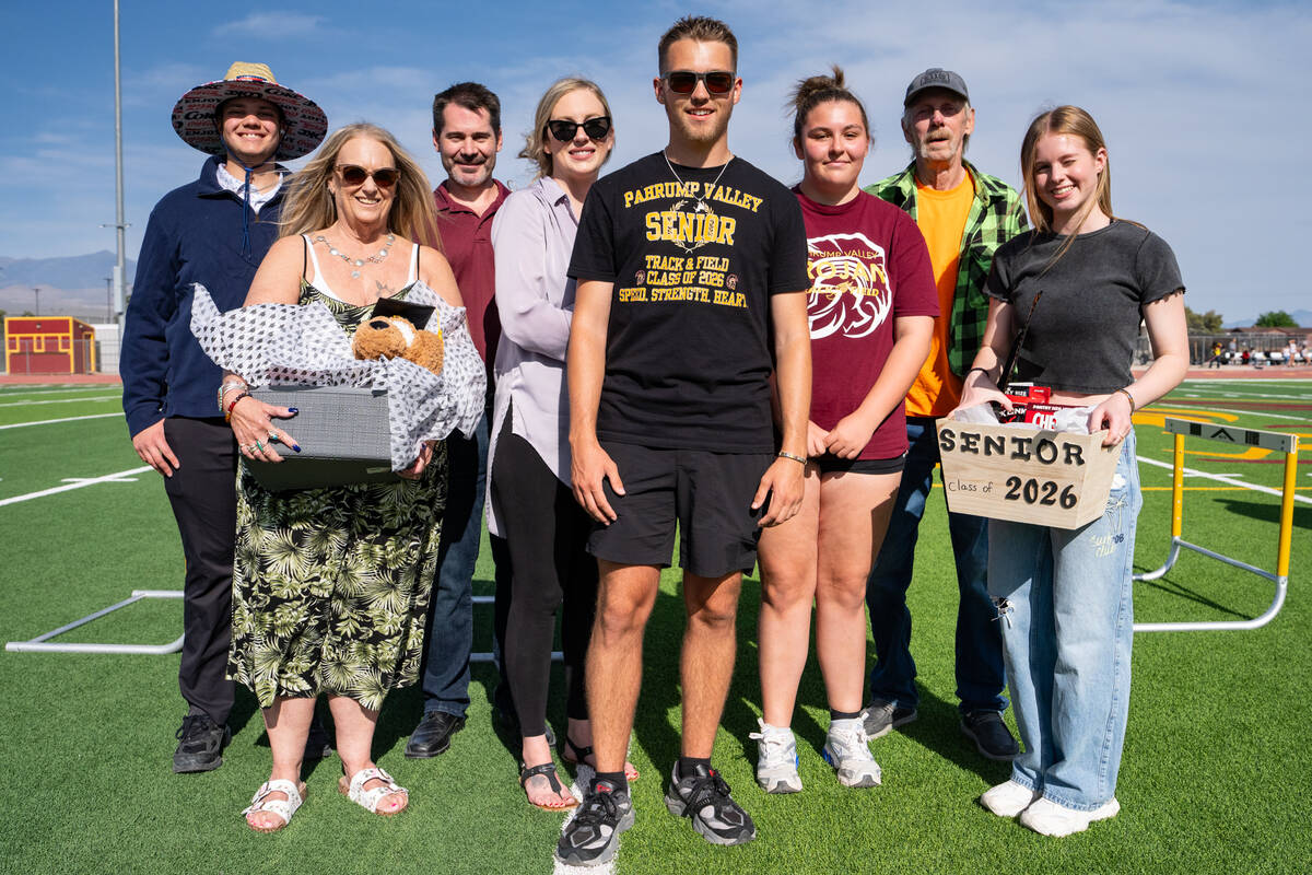 Pahrump Valley High School senior Brenden Thorn. (John Clausen/Pahrump Valley Times)