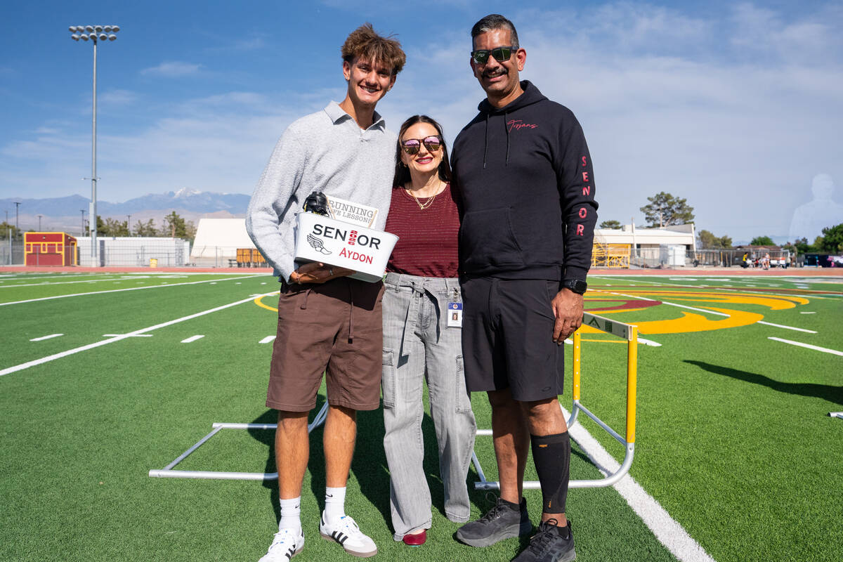 Pahrump Valley High School senior Aydon Veloz. (John Clausen/Pahrump Valley Times)