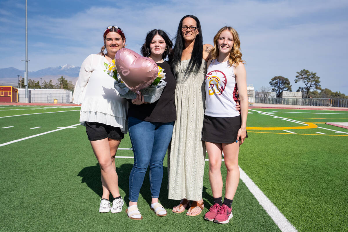 Pahrump Valley High School senior Kyrndra Cardwell (John Clausen/Pahrump Valley Times)
