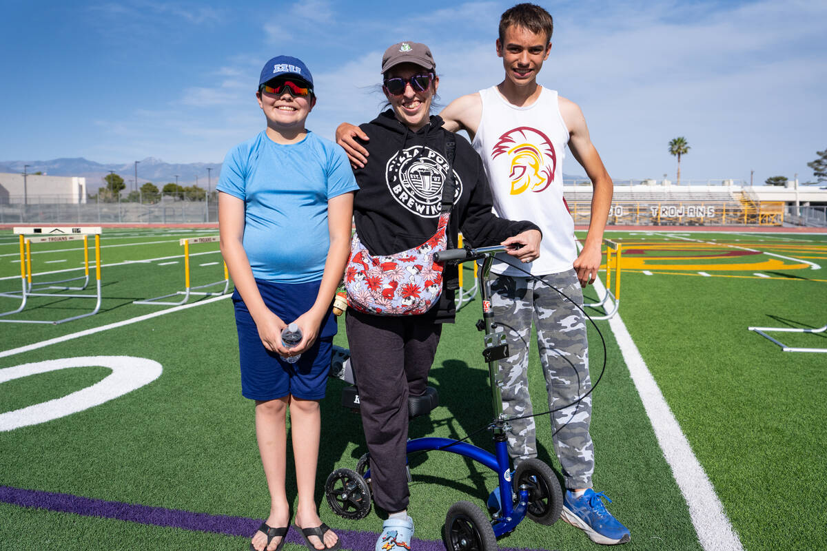 Pahrump Valley High School senior Samuel Grabbe. (John Clausen/Pahrump Valley Times)