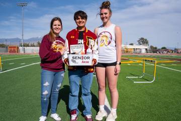 Pahrump Valley High School senior Akim Khan. (John Clausen/Pahrump Valley Times)