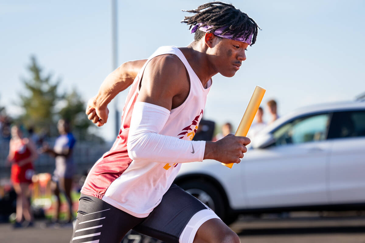 Pahrump Valley High School senior and recent Indiana Tech commit helps the Trojans take first p ...