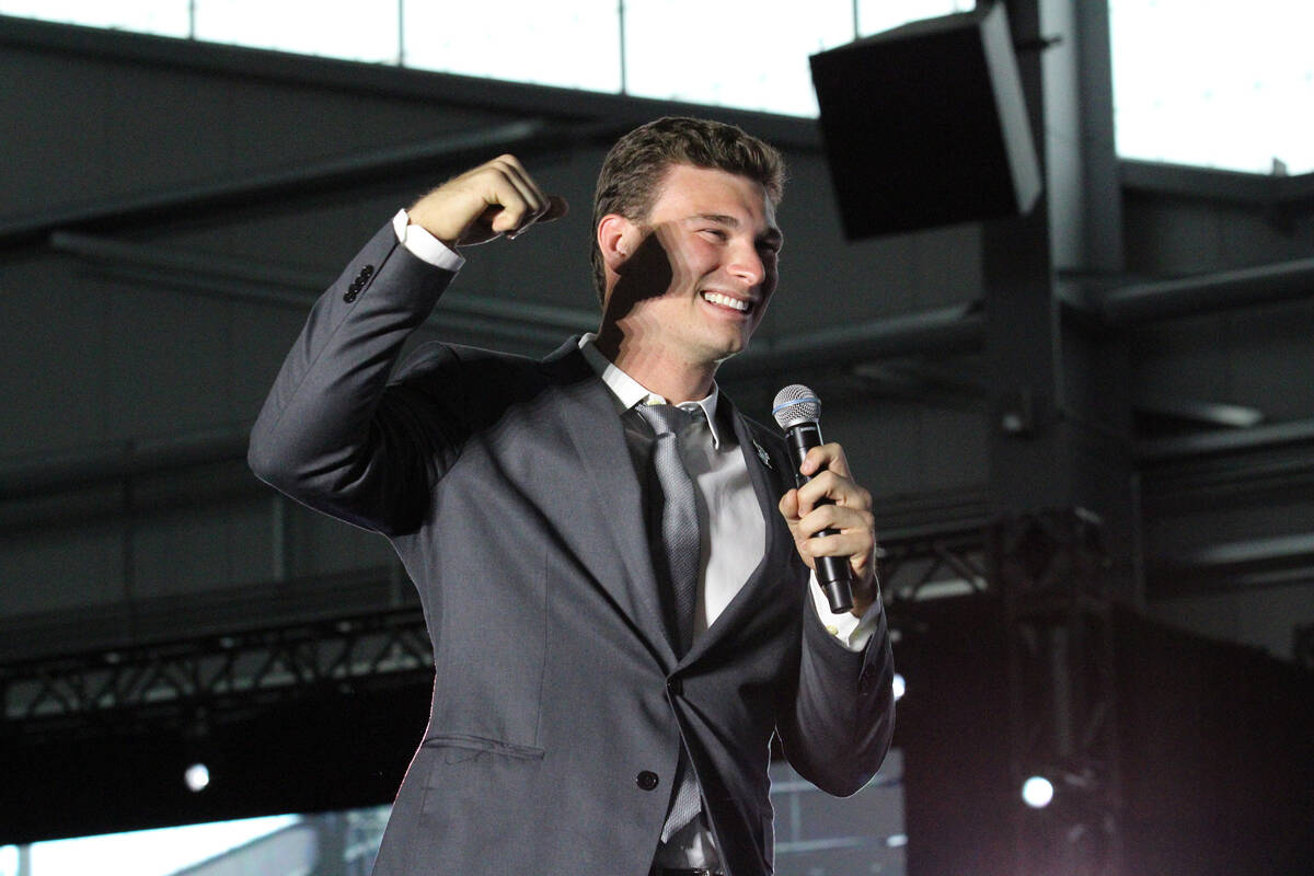 The Raiders recent No. 1 overall pick shares his thoughts during the Festival of Football event ...